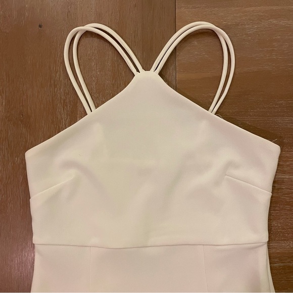 White Double Strap Dress - Picture 2 of 3